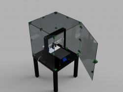 3D Printer enclosure IKEA LACK table