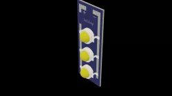3W 3COB LED PCB