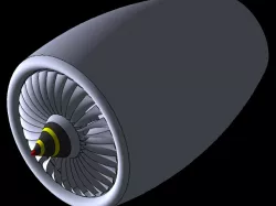 Aircraft Engine (Solidworks)
