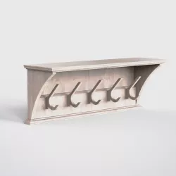 Bathroom towel rack.