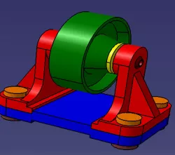 belt roller support