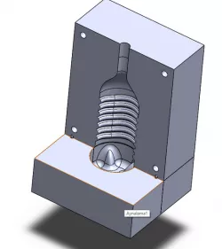 blow mold--şişirme kalıbı
