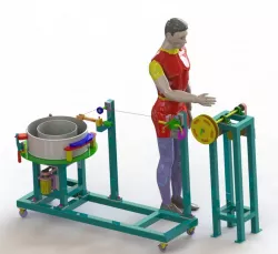 cable roller machine