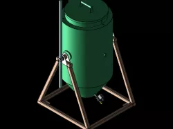 Capacity for preparation and storage of yeast 100 l / Ёмкость для приготовления и хранения дрожжей 100 л
