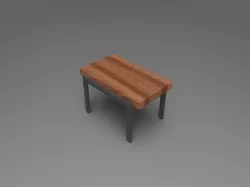 COFFEE WOODEN THICK TABLE