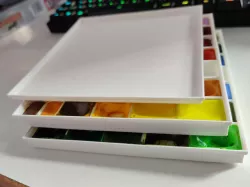 Compact Watercolor Pan Palette Box