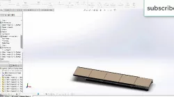 Convertible shelf to table design in solidworks