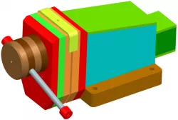 DIY bench vise