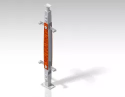 Double plate pillar