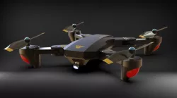 Drone designed in SOLIDWORKS