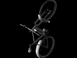 E BIKE WITH MID MOUNTED  MOTOR