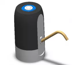 Electric Gallon Pump (Pompa Air Galon Cas LED Elektrik Dispenser Air Galon Charge)