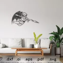 eros  laser cut files for wallart