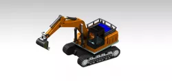 Excavator Toy model