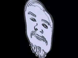 Face cookie cutter