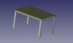 FreeCAD Table Tutorial