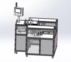 Full automatic airplane box folding machine
