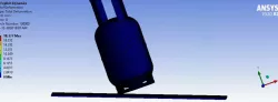 Gas Cylinder Corner Impact