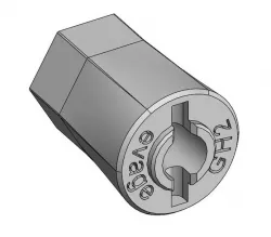 Grasshopper 2 wheel 12 mm adapator