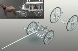 HEARSE 1900 SAYERS & SCOVILL - RUNNING GEAR