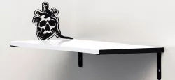 Heart Skull Shelf (Kalp Kafatası Raf)