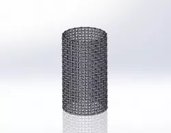 How to modeling mesh tube