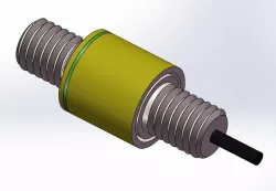 Inline cylindrical miniature tension compression load cell 500kg 300kg
