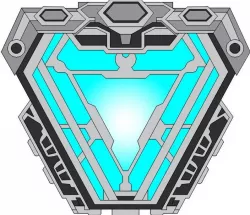 Ironman Arc Reactor 2D Drawing