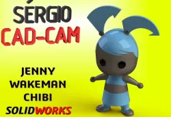 Jenny Wakeman Chibi - Sérgio  CAD CAM