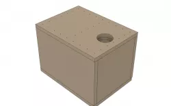 Jensen J12W Subwoofer "Best Bass Performance/Medium Enclosure" Bandpass Box Reference Design