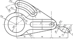 machine part autocad exercise