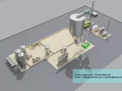 Milk Powder Production Plant Building - Süt Tozu Üretim Tesisi Binası