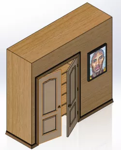 Moment of Inertia of Rotating Door W/ Extra Design Features