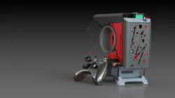 NanoCuDa Mini-ITX Chasis Pc Gaming for 3d Printing and CNC router.