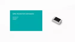 New version of high precision 0201(0603) series chip resistor 3D model.