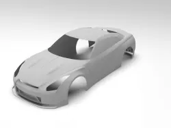 NIssan GTR Cad Model