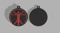 Pendant with institute logo