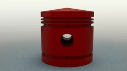 Petrol engine piston