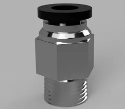 Push-To-Connect Connector 1/8 MNPT x 6mm