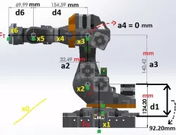 Robot ARM 6 Axis Nema 17