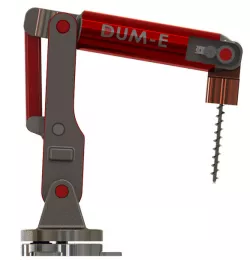 Robotic arm with Crank-Rocker Mechanism