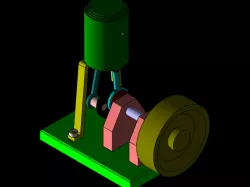 Single Cylinder Steam Engine