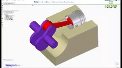 Single Piston Engine Mechanism