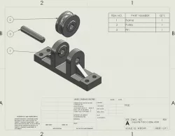 SolidWorks 3D Model(Cable Holder)