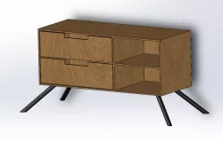 Spider table for tv