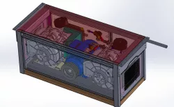 Sprial railway air compressor