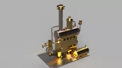 STATIONARY STEAM PLANT