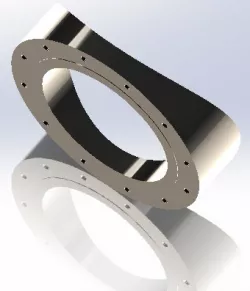 STUDING OUTLET FLANGES CLASS 150 (BLOCK OR PAD FLANGE) RAISED-FACE WITH DESIGN TABLE