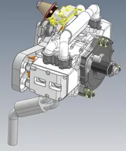 Subaru EJ20 / EJ25 adapted for light helicopter