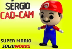 Super Mario Chibi - Sérgio CAD CAM